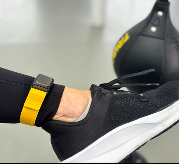 Wearable AI technology, lady kicking TriboxKing