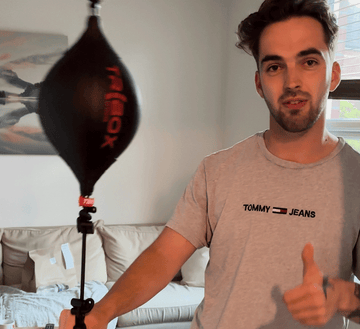 man with Thumbs up using the Triboxking