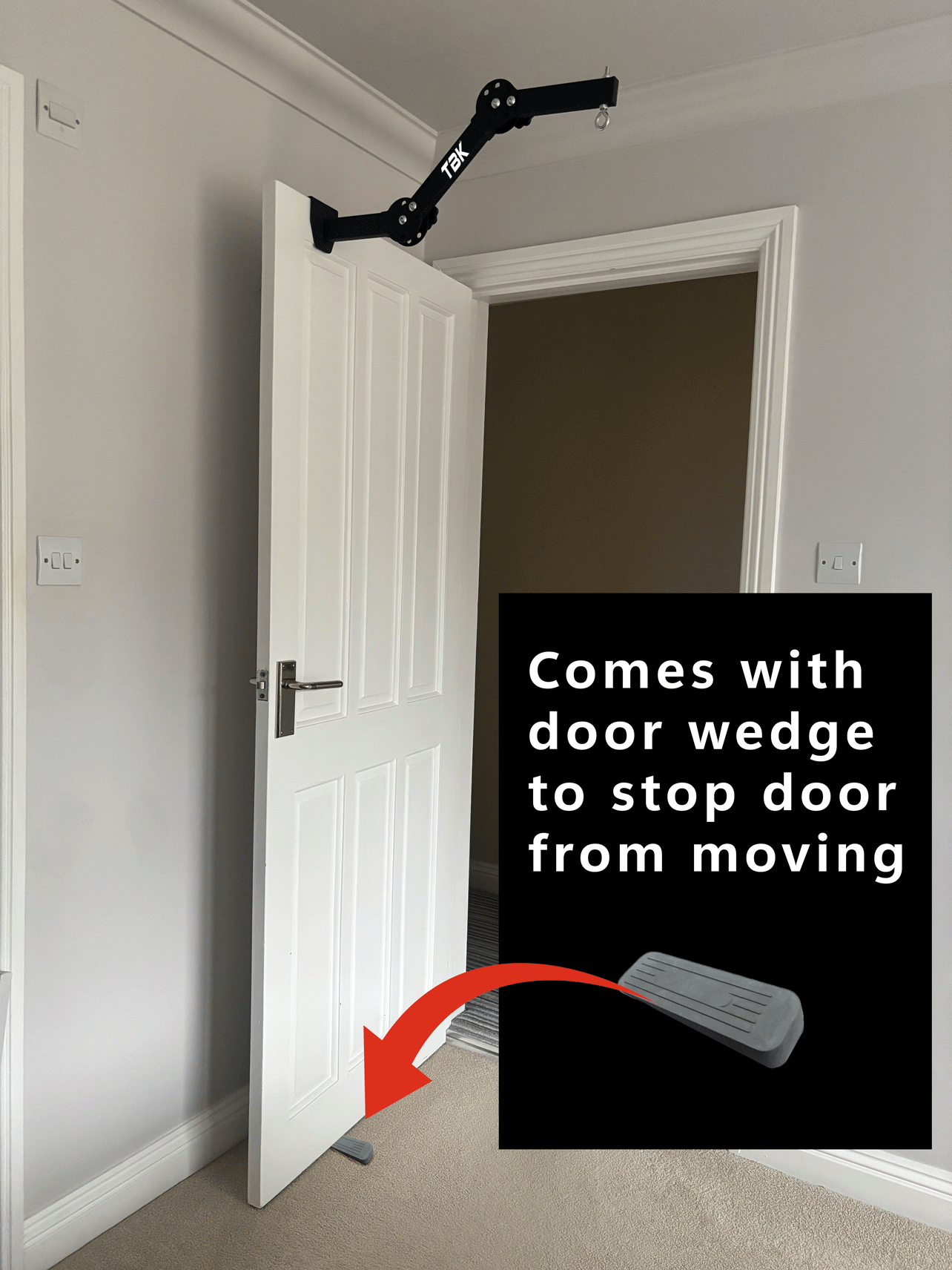 TBKFiT X-Clamp - Train anywhere fitness solution - Fitness for small spaces - Door/post/clamp